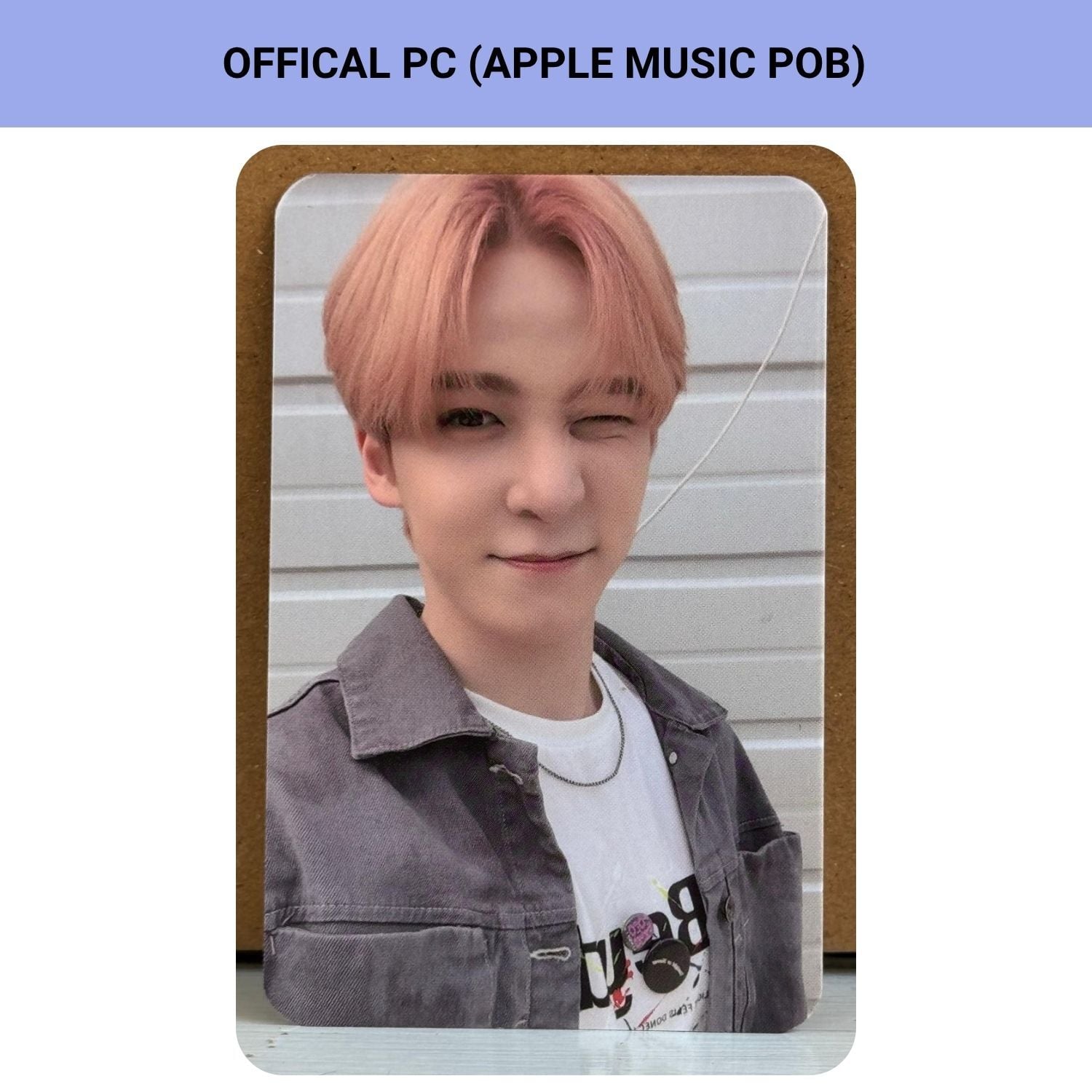 ATEEZ Yunho '' ZERO : FEVER Pt.1  '' Apple Music POB Photocard