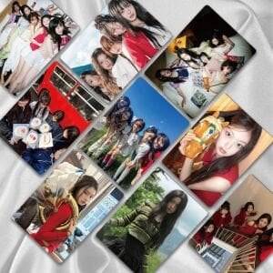 KIIKII Çift Yön Baskılı Hologramlı/Lomo Card Seti