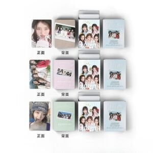 KIIKII Çift Yön Baskılı Hologramlı/Lomo Card Seti