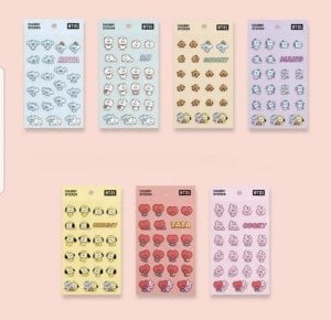 BTS BT21 Sticker Set 2