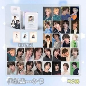 TXT '' Beomgyu '' Çift Yön Baskılı Hologramlı/Lomo Card Seti