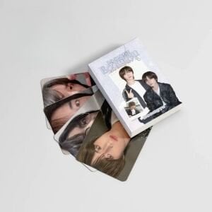 TXT '' Beomgyu '' Çift Yön Baskılı Hologramlı/Lomo Card Seti