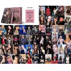 BLACKPINK '' Born Pink '' Çift Yön Baskılı Hologramlı Laser/Lomo Card Seti