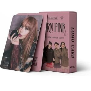 BLACKPINK '' Born Pink '' Çift Yön Baskılı Hologramlı Laser/Lomo Card Seti