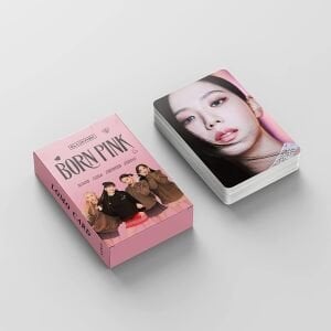 BLACKPINK '' Born Pink '' Çift Yön Baskılı Hologramlı Laser/Lomo Card Seti