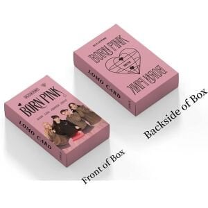 BLACKPINK '' Born Pink '' Çift Yön Baskılı Hologramlı Laser/Lomo Card Seti