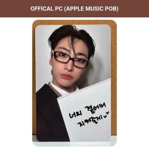 ATEEZ Seonghwa '' GOLDEN HOUR : Part.4 '' Digipack Ver. Apple Music POB Photocard
