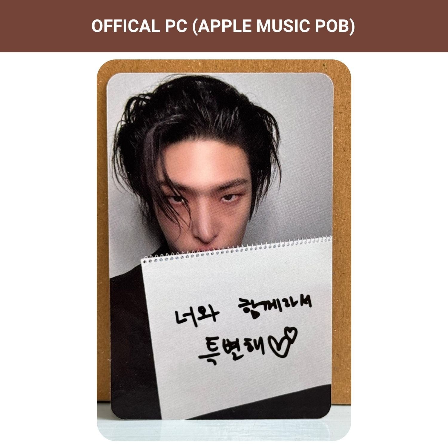 ATEEZ Mingi '' GOLDEN HOUR : Part.4 '' Digipack Ver. Apple Music POB Photocard