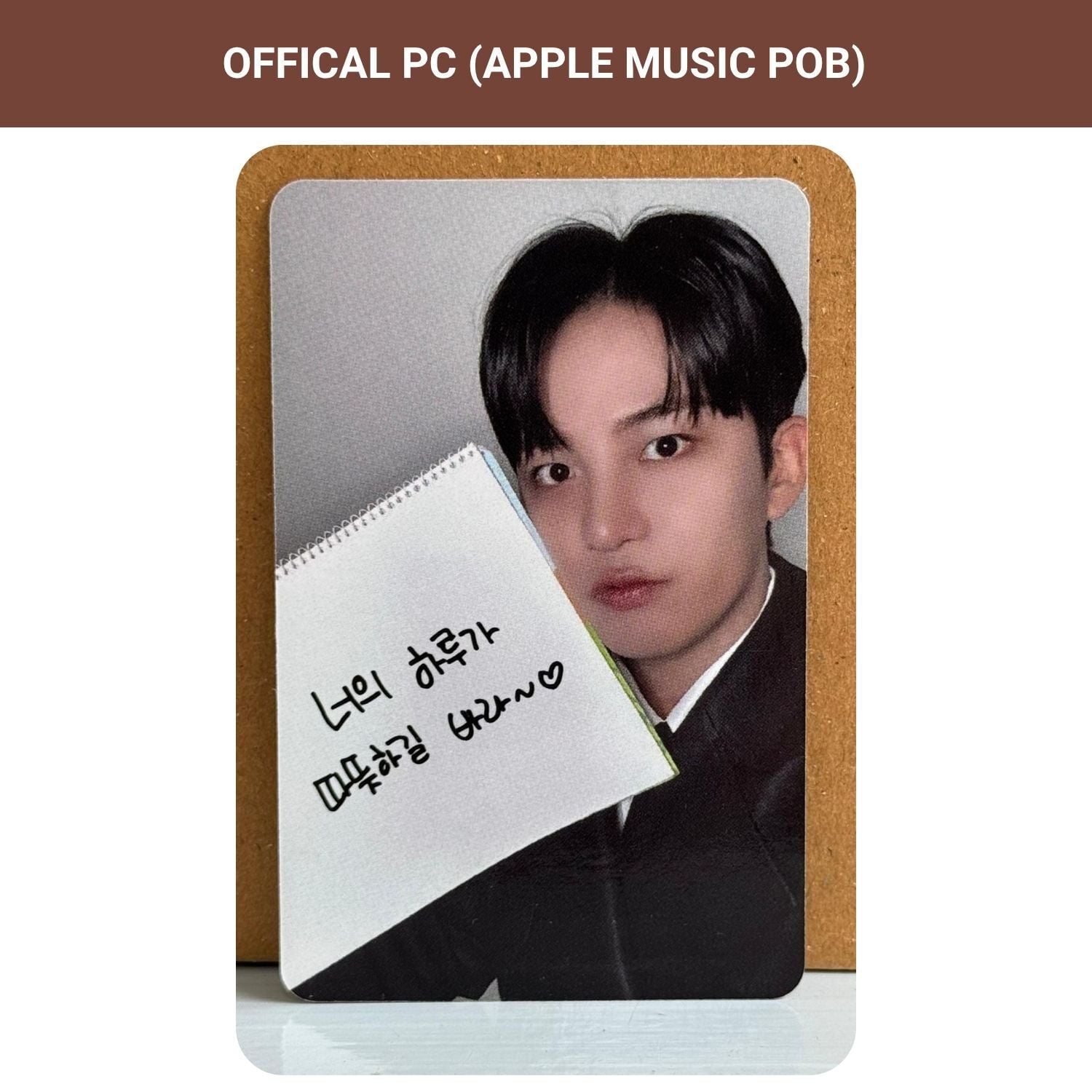 ATEEZ Jongho '' GOLDEN HOUR : Part.4 '' Digipack Ver. Apple Music POB Photocard