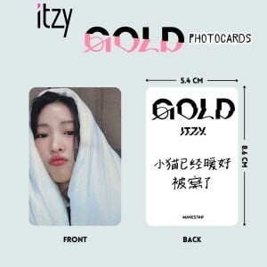 ITZY '' Gold '' Photocards POB 1