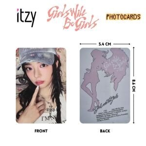 ITZY '' Girls Will Be Girls '' Folder ver.  Photocards