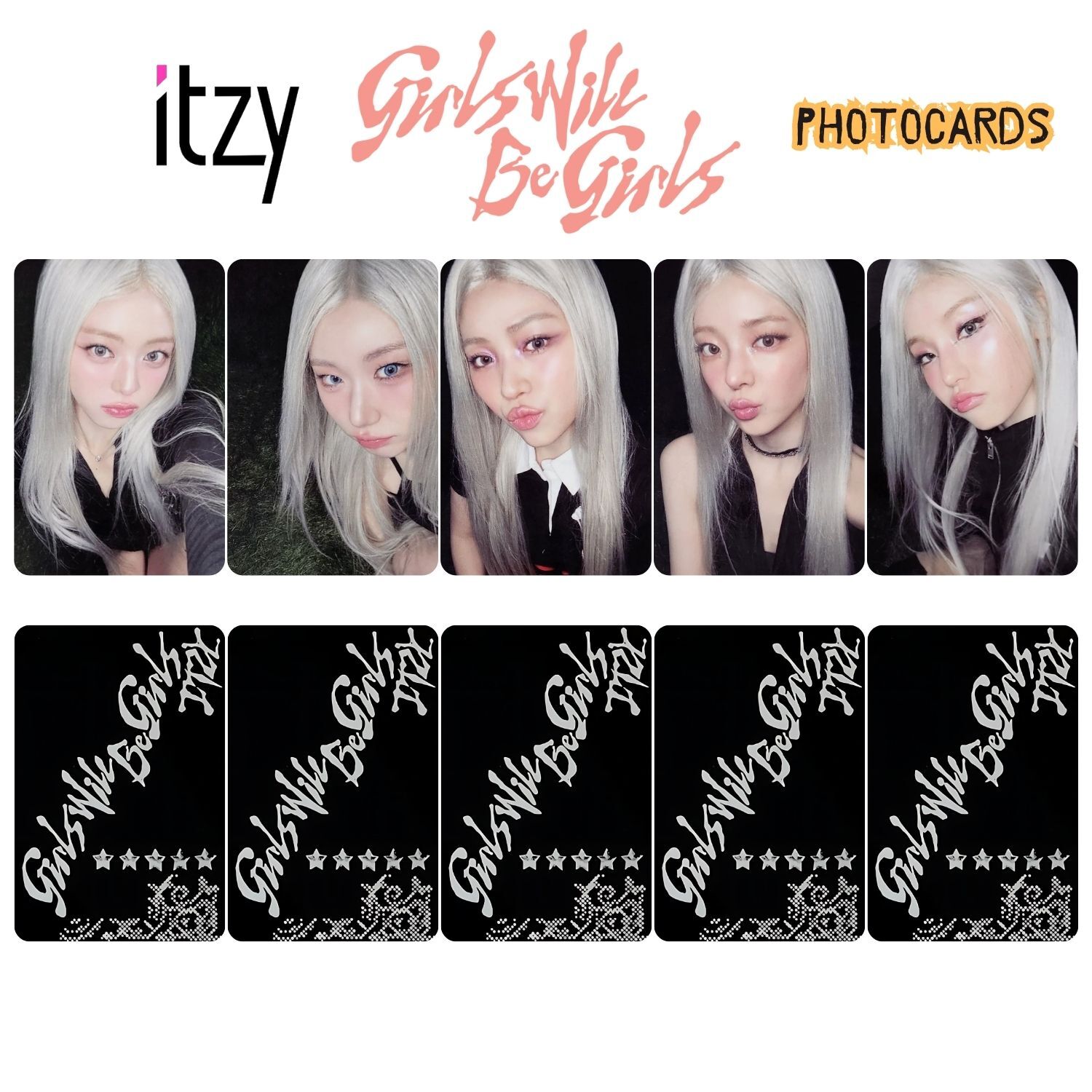 ITZY '' Girls Will Be Girls '' Box ver.  Photocards