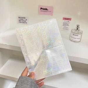 Binder Dosyası İç Sayfa Kalp Desenli (10 Adet)
