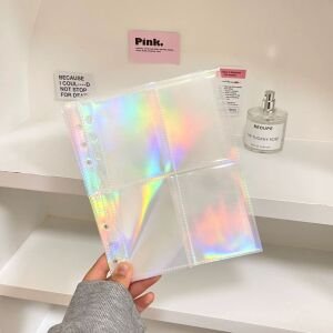 Binder Dosyası İç Sayfa Gökkuşağı Desenli (10 Adet)