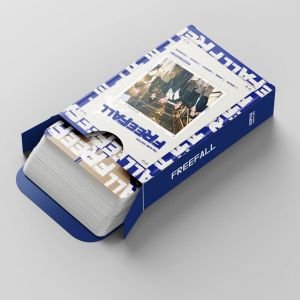 TXT '' Freefall '' Çift Yön Baskılı Lomo Card Seti