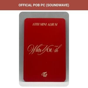 TWICE Jihyo '' With Youth '' Soundwave POB PC