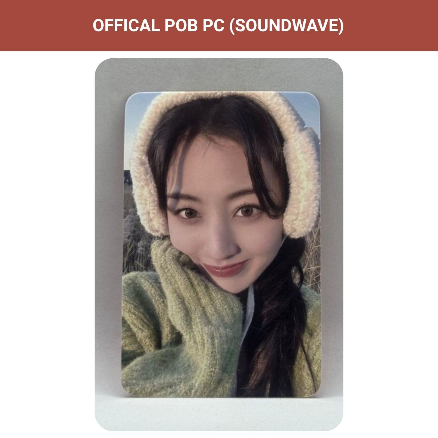 TWICE Jihyo '' With Youth '' Soundwave POB PC
