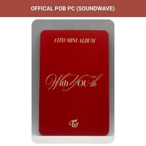 TWICE Momo '' With Youth '' Soundwave POB PC