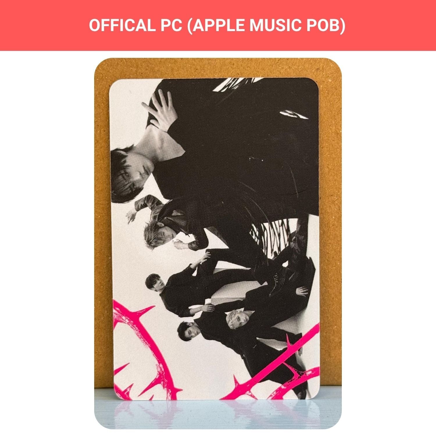 TXT Grup '' 7th Year : When the Wind Paused in the Thorns '' Thorn Ver. Apple Music Photocard