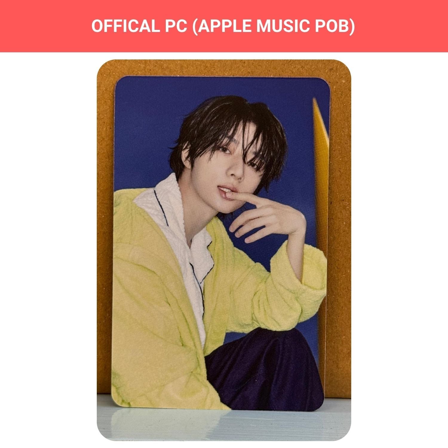 TXT Beomgyu '' 7th Year : When the Wind Paused in the Thorns '' Thorn Ver. Apple Music Photocard