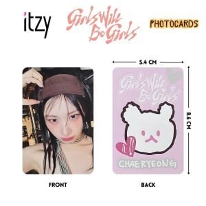 ITZY '' Girls Will Be Girls '' Trading Card Photocards