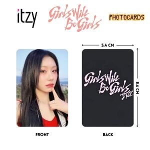 ITZY '' Girls Will Be Girls '' POB Photocards