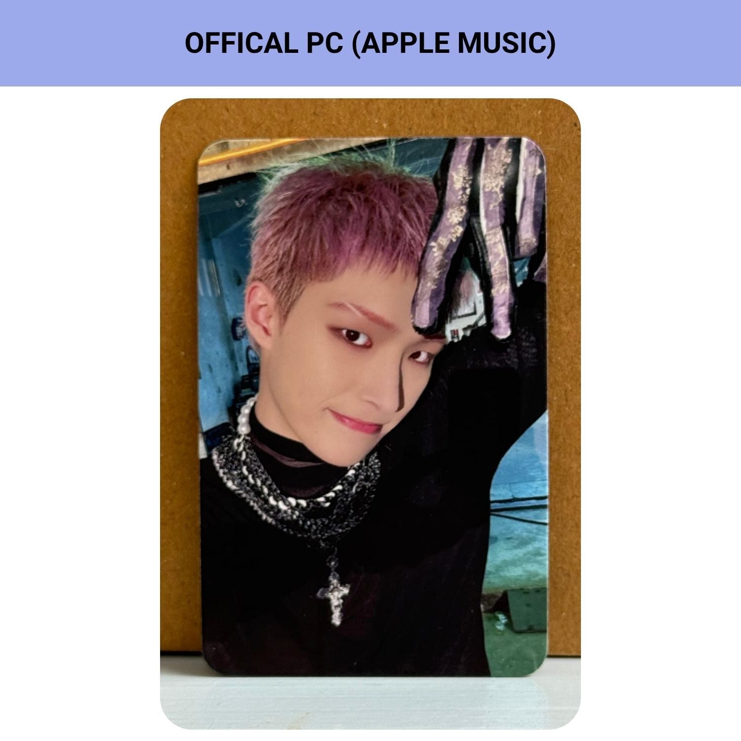 ATEEZ Mingi '' The World EP.2 : OUTLAW '' Apple Music POB Photocard