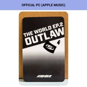 ATEEZ Yunho '' The World EP.2 : OUTLAW '' Apple Music POB Photocard