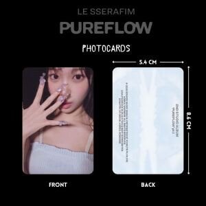 LE SSERAFIM '' Pureflow '' Photocards Set VOL 2