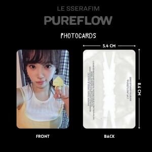 LE SSERAFIM '' Pureflow '' Photocards Set VOL 3
