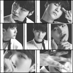 BTS WINGS MD FACE SUGA KART POSTAL SETİ