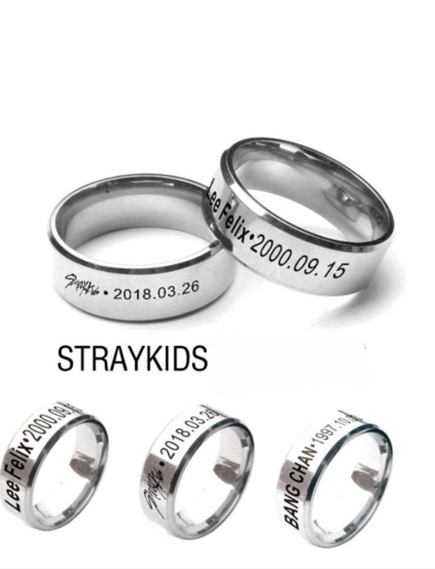 STRAY KIDS Grup ve Üye Yüzükleri