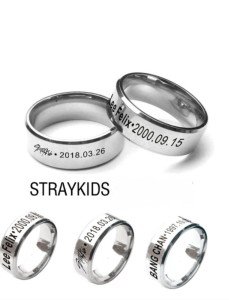 STRAY KIDS Grup ve Üye Yüzükleri BANGCHAN