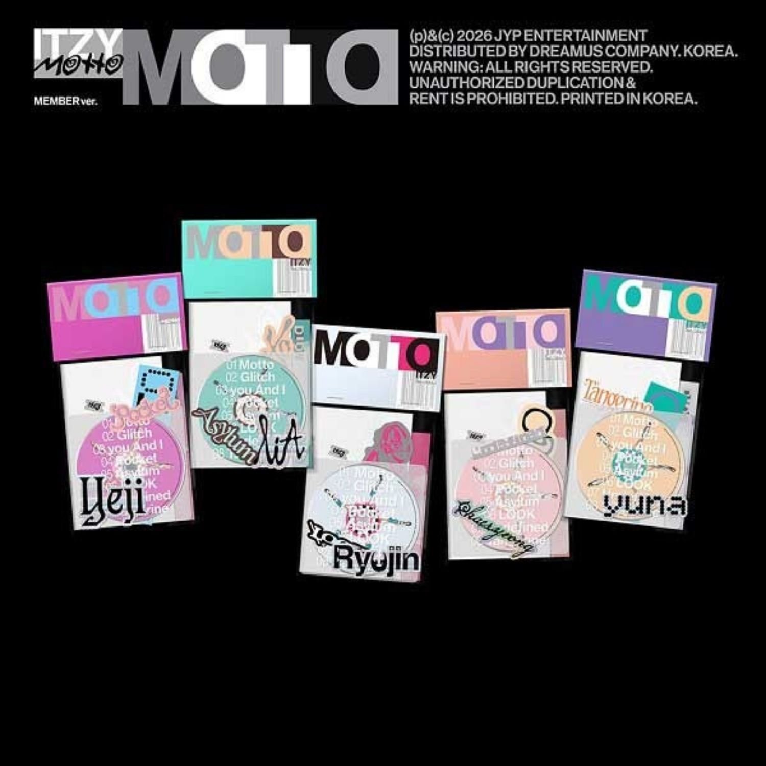 ITZY – [Motto] (MEMBER Ver.) (Random)