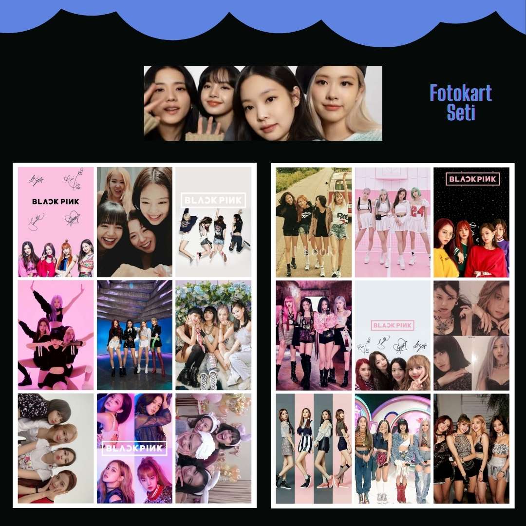 BLACKPINK Tüm Zamanlar Fotokart Seti