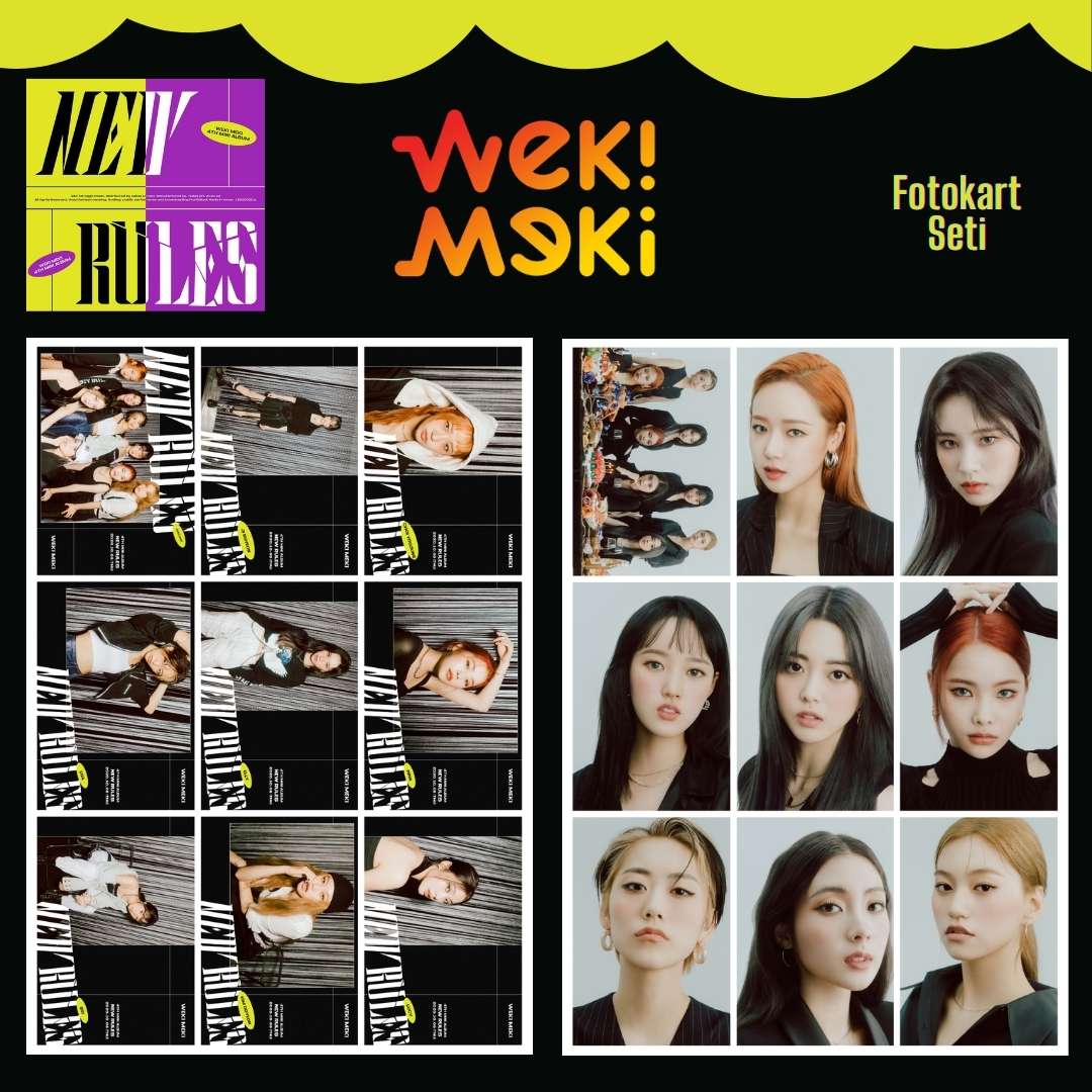 Weki Meki ''New Rules'' Fotokart Seti