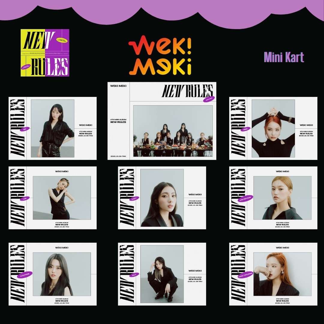Weki Meki ''New Rules'' Üye Mini Kartları