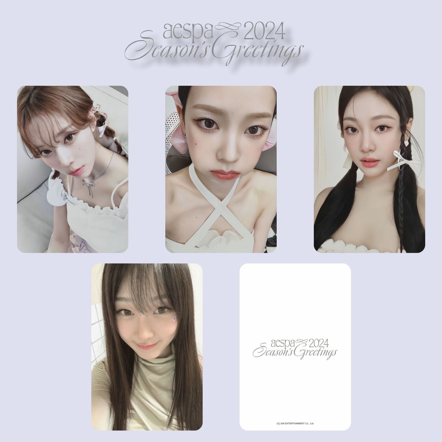 AESPA '' 2024 Season's Greetings '' Photocards Set - A