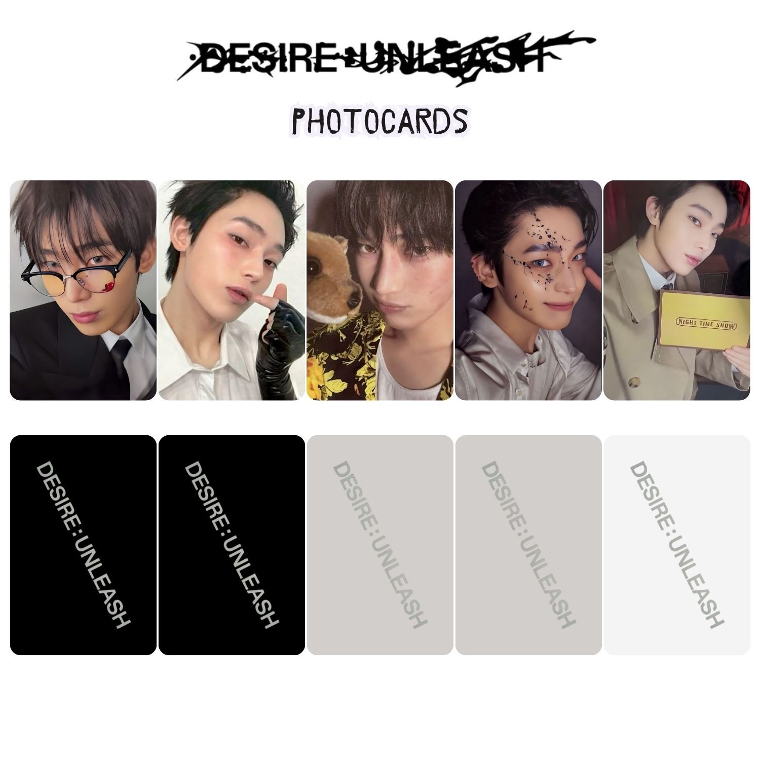 ENHYPEN Sunoo '' DESIRE : UNLEASH '' Photocards