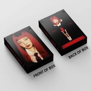 BLACKPINK Jennie '' Ruby '' Çift Yön Baskılı Lomo Card Seti 2