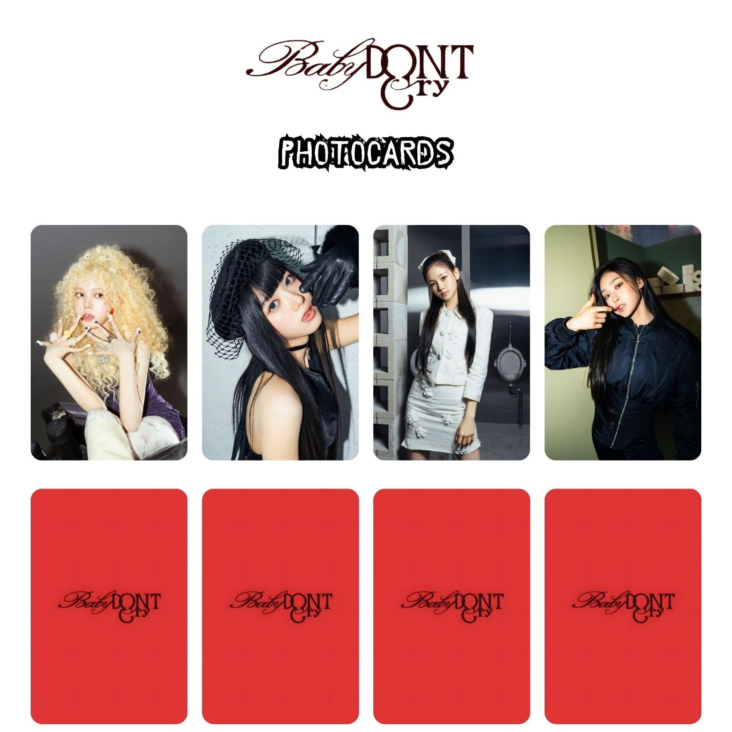 Baby DONT Cry Photocards