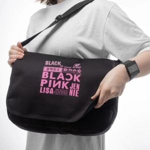 BLACKPINK '' In Your Area Kolaj '' Büyük Boy Postacı Çantası