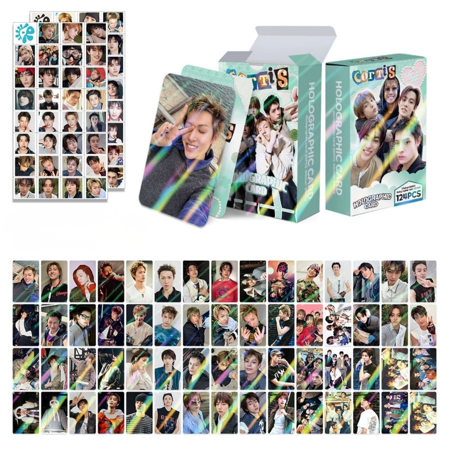 CORTIS Çift Yön Baskılı Hologramlı Lomo Card Seti (60 Pcs)