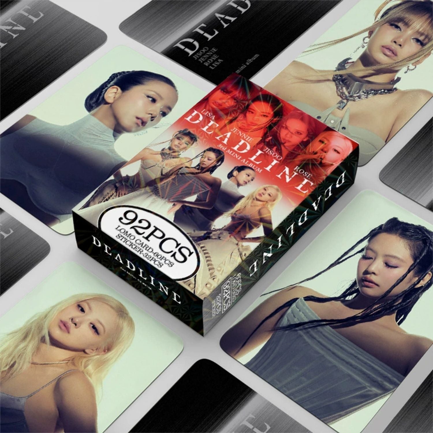 BLACKPINK '' Deadline '' Çift Yön Baskılı Lomo Card Seti (60 Pcs)