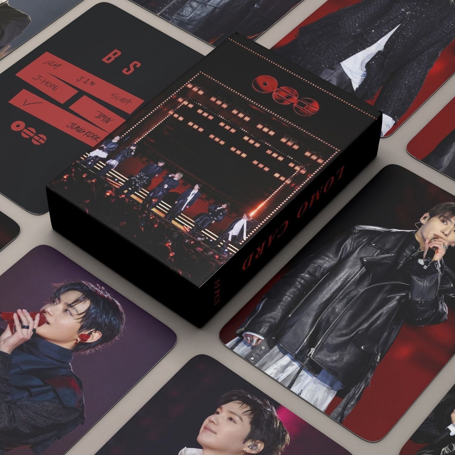 BTS '' Arrirang '' Çift Yön Baskılı Lomo Card Seti (55 Pcs)