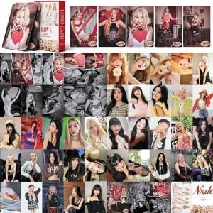 (G)I-DLE '' I Love '' Çift Yön Baskılı Lomo Card Seti