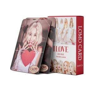 (G)I-DLE '' I Love '' Çift Yön Baskılı Lomo Card Seti