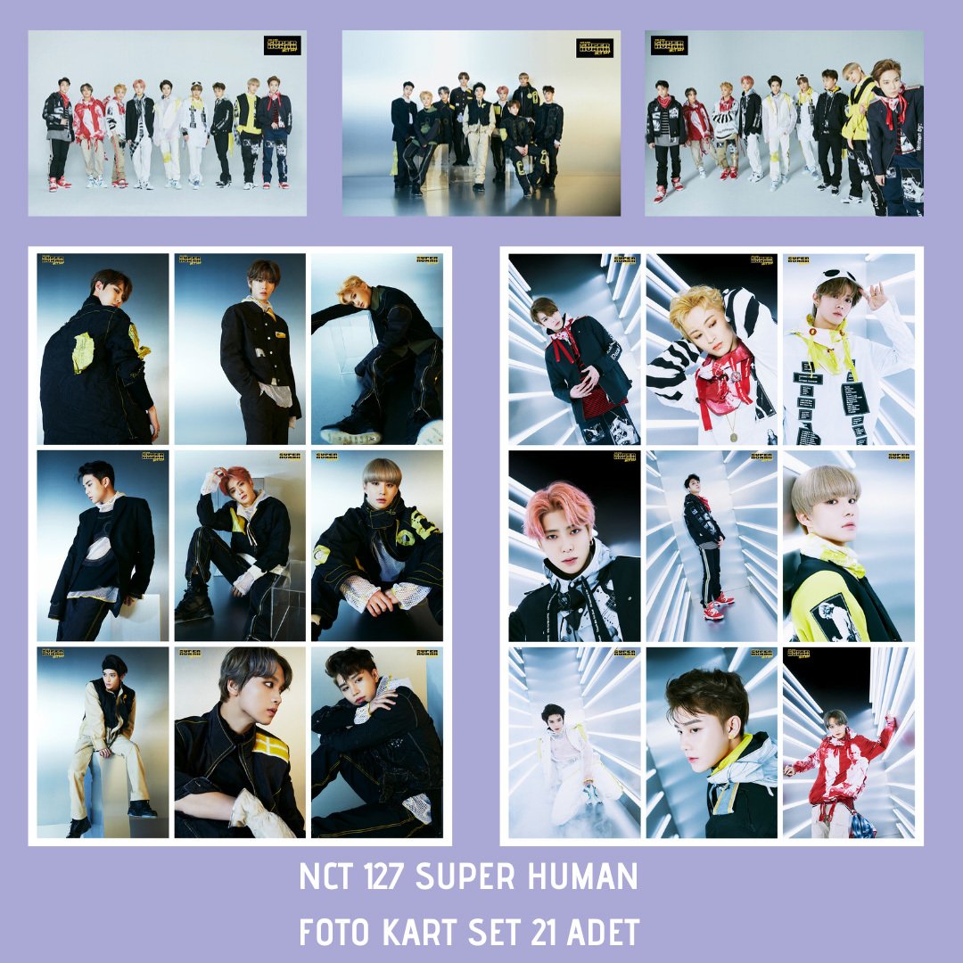 NCT 127 ''Super Human'' Fotokart Seti