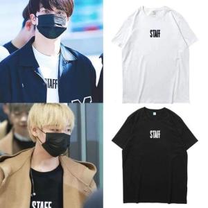BTS ''Staff'' T-Shirt L - Beyaz