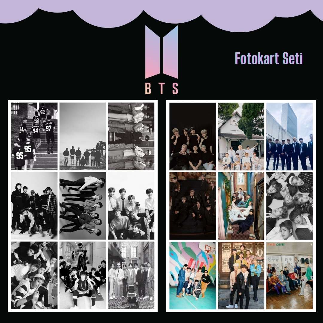 BTS Tüm Zamanlar Fotokart Seti